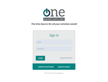 Tablet Screenshot of onesourcesuppliers.com